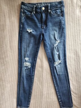 American Eagle Outfitters Medium/Dark Size 8 Skinny Jeans - Women's